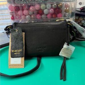 Margot Elegant Black Crossbody Bag